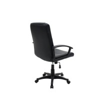 Silla de Trabajo de Oficina en Color Negro - 95/85x61x58 cm, Diseño Ergonómico con Reposabrazos para Mayor Comodidad.